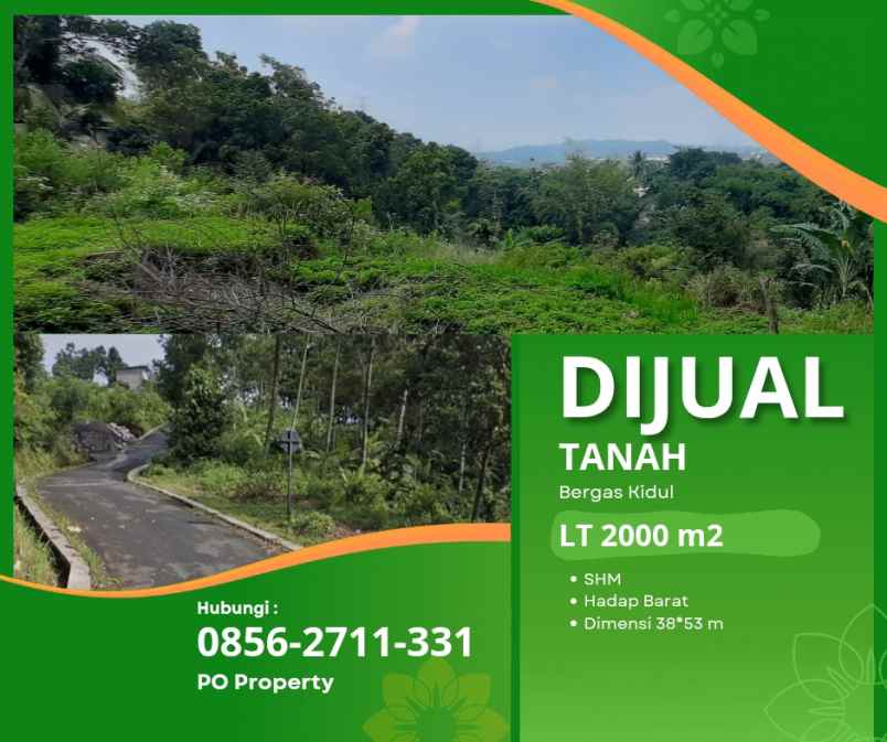 dijual tanah bergas