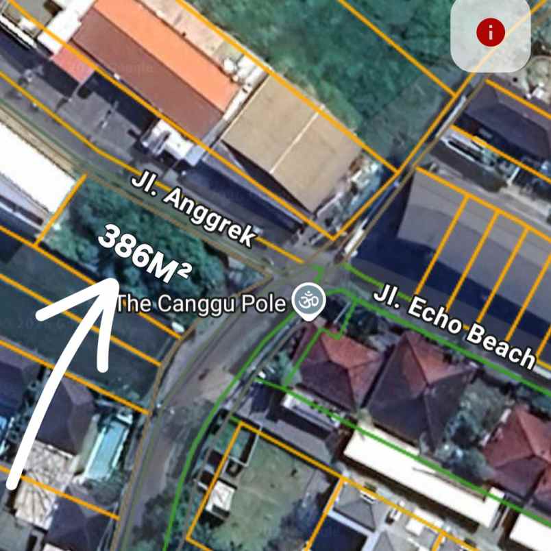 dijual tanah echo beach canggu