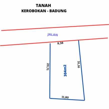 dijual tanah intan permai