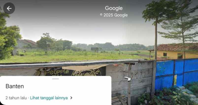 dijual tanah jalan desa pasir muncang