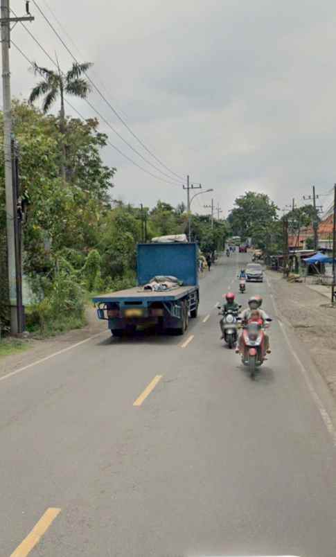dijual tanah jalan raya boboh