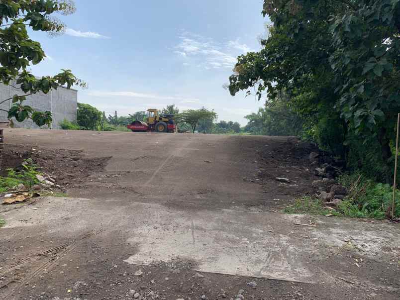 dijual tanah jalan raya boboh