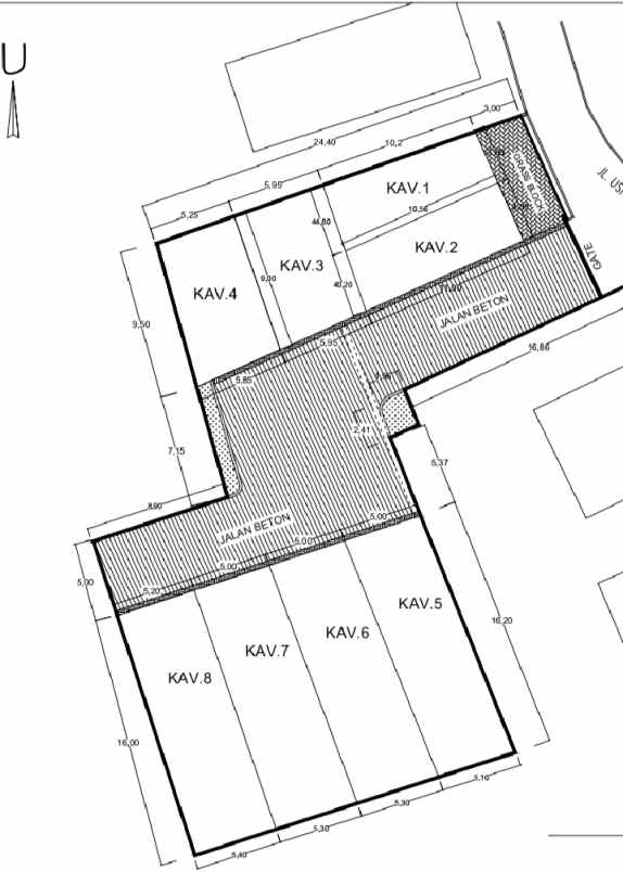 dijual tanah jalan samudera rangkapan
