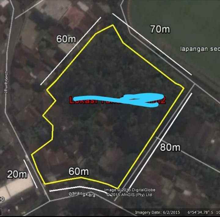 dijual tanah jl bhayangkara gn puyuh