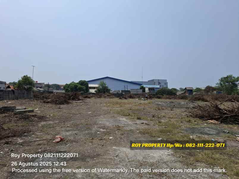 dijual tanah jl marunda makmur