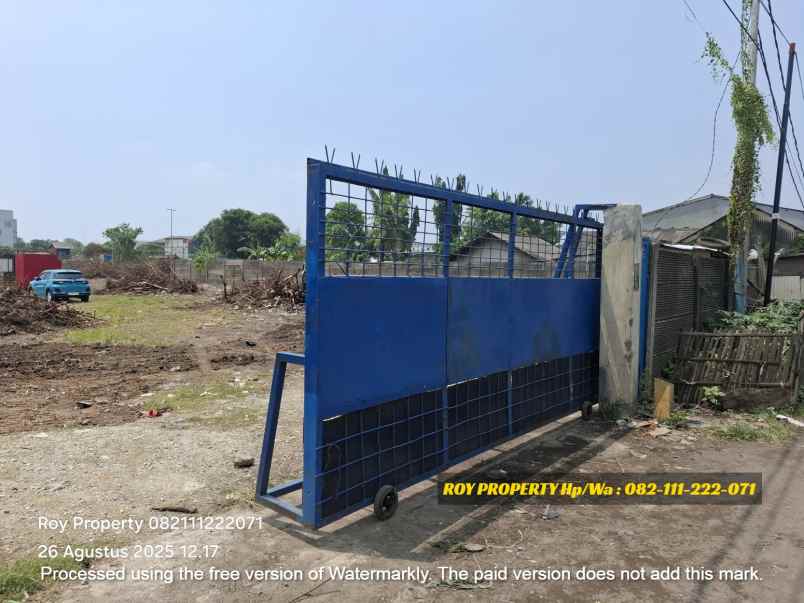 dijual tanah jl marunda makmur