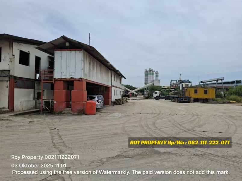 dijual tanah jl raya cakung cilincing