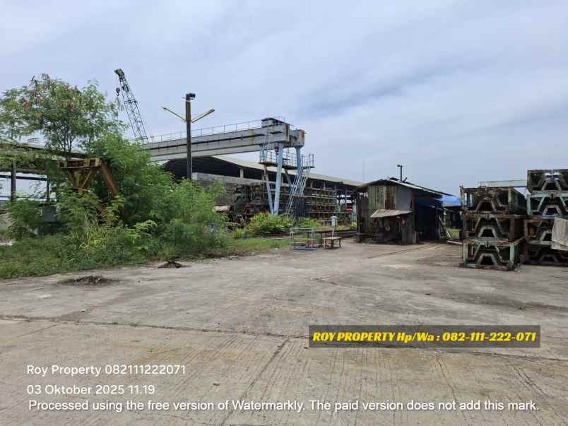 dijual tanah jl raya cakung cilincing