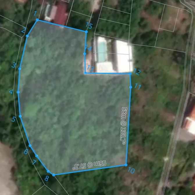 dijual tanah jl toyaning