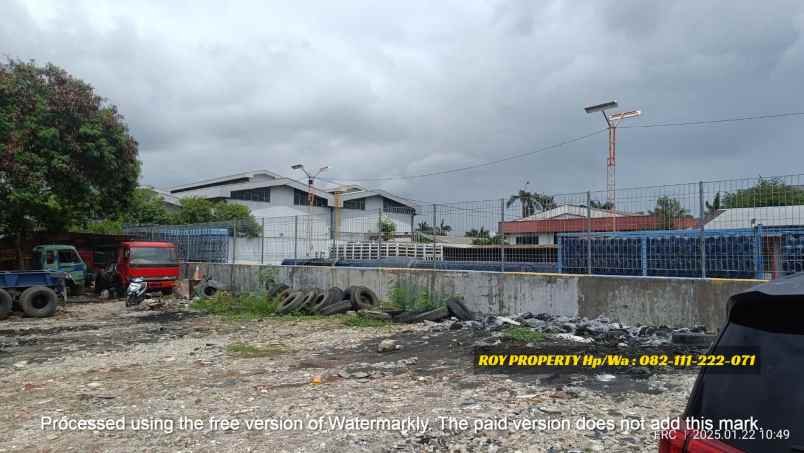 dijual tanah jl yos sudarso tanjung