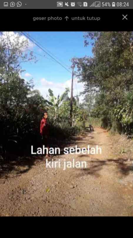 dijual tanah jln camara lembur sawah
