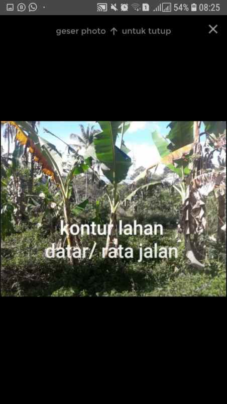 dijual tanah jln camara lembur sawah