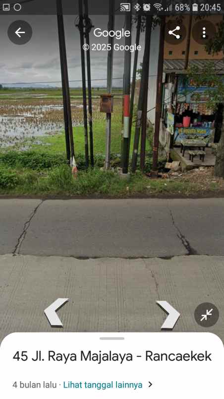 dijual tanah jln rancaekek majalaya