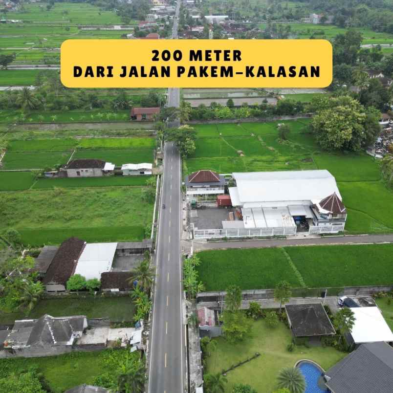 dijual tanah kalibulus timur jl pakem