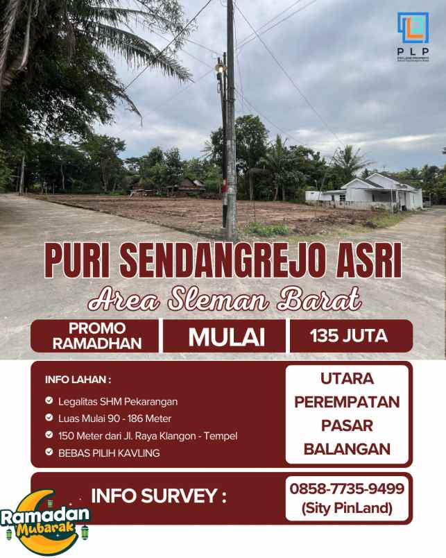 dijual tanah kedungprahu sendangrejo