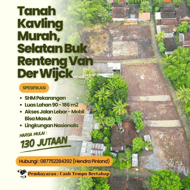 dijual tanah kedungprahu sendangrejo