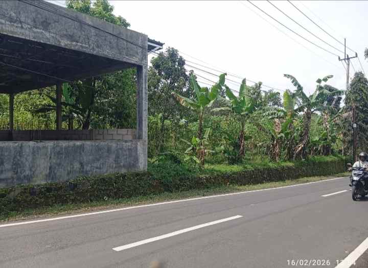 dijual tanah komersil pinggir jl raya nasional