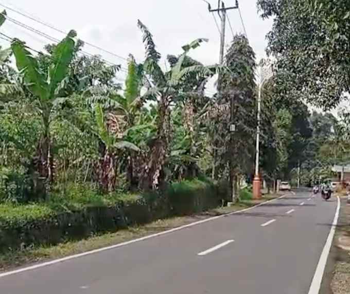 dijual tanah komersil pinggir jl raya nasional