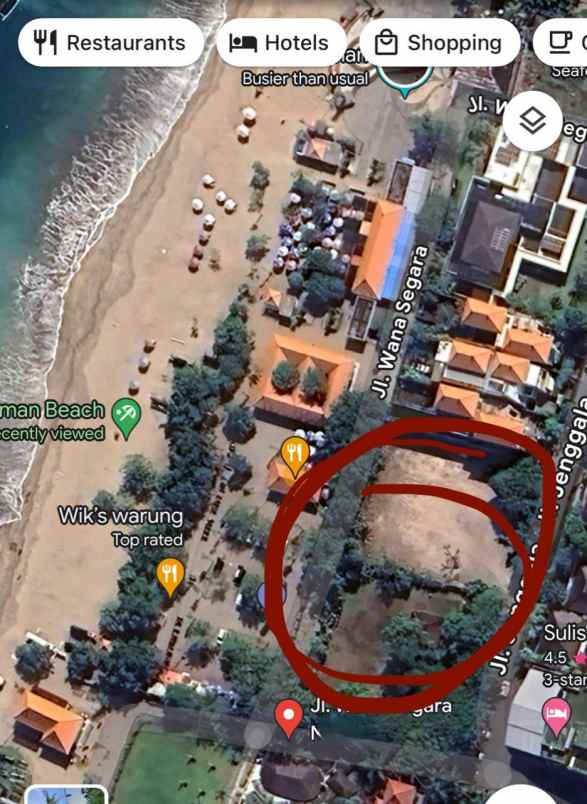 dijual tanah kuta bali