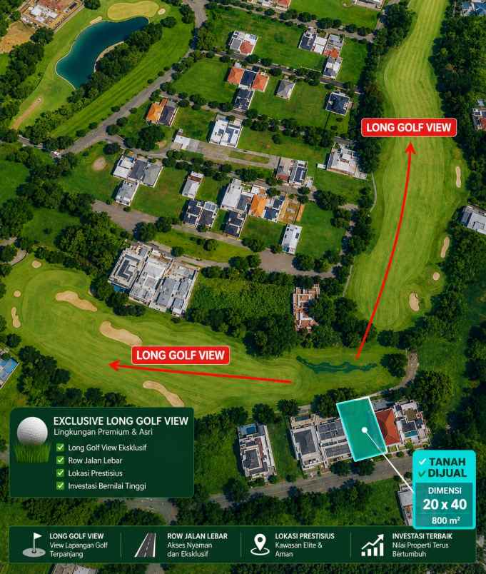 dijual tanah raya bukit golf mediterania