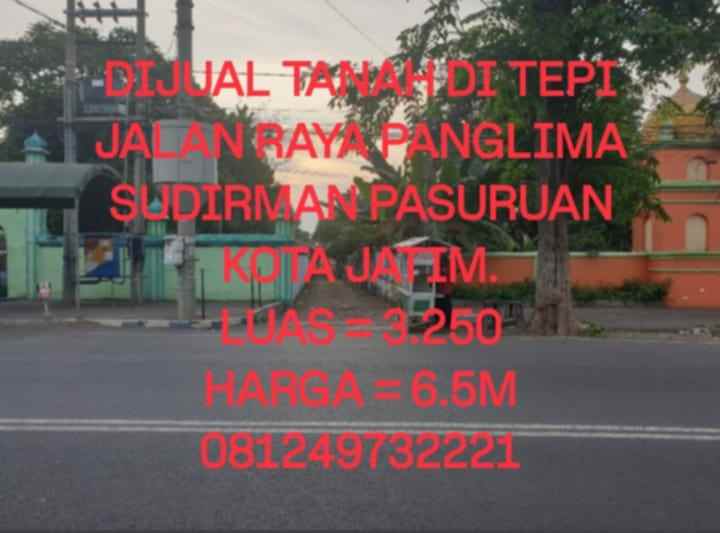 dijual tanah raya panglima sudirman