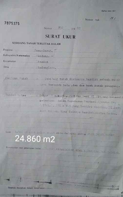 dijual tanah sindanglaya