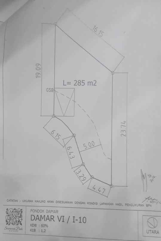 dijual tanah suvarna padi cikupa tangerang