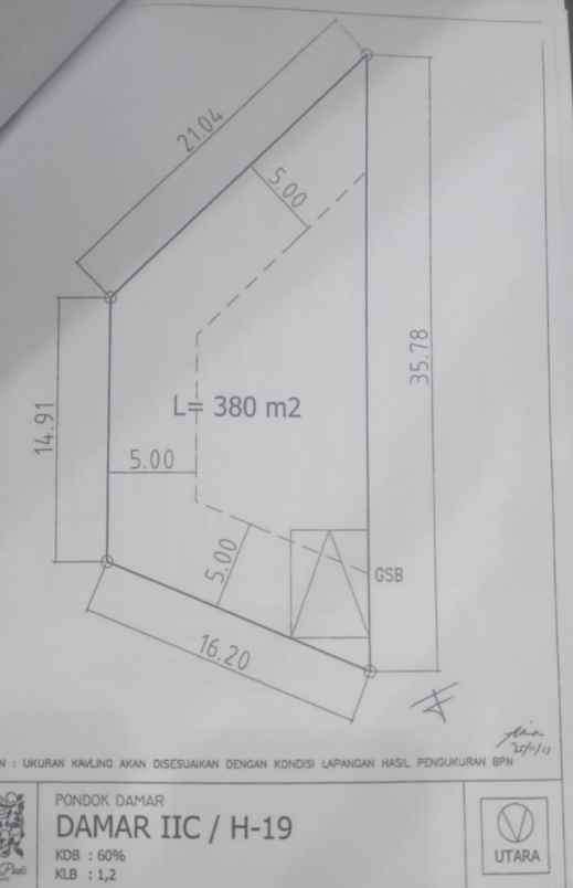 dijual tanah suvarna padi cluster damar
