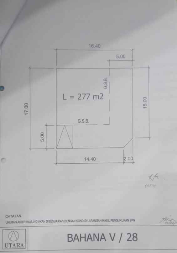 dijual tanah suvarna sutera cluster