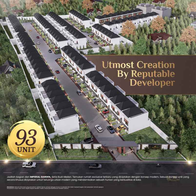 dijual villa imperial garden jalan