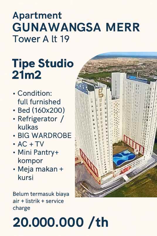 disewakan gunawangsa merr surabaya