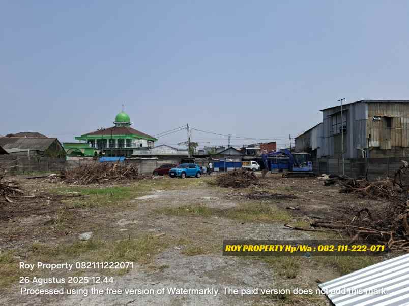 disewakan tanah jl marunda makmur