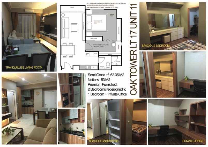 jual apartemen silkwood alam sutra depan kampus binus