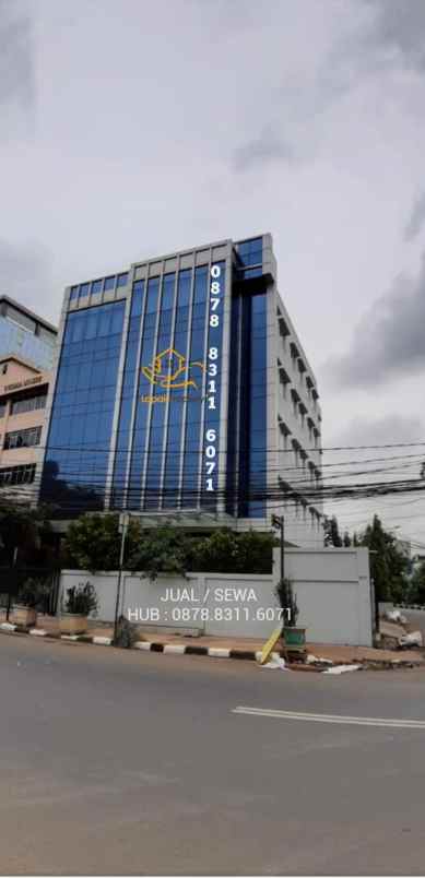 jual gedung baru 6 5 lantai raden saleh jakarta pusat