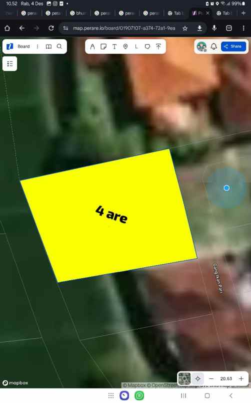 jual tanah luas 400 m di sesetan denpasar