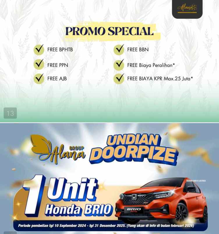 new rumah alana tambak oso tahap 3 extension