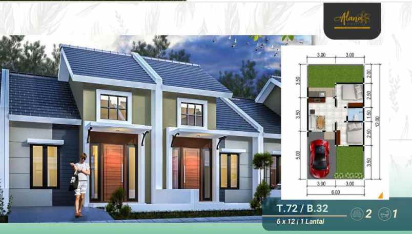 new rumah alana tambak oso tahap 3 extension