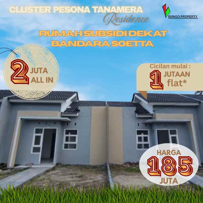 perumahan subsidi angsuran 1jutaan flat sampe lunas