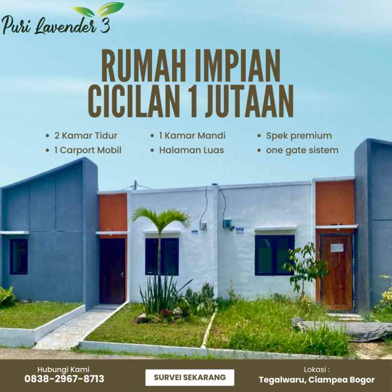 puri lavender 3 rumah kpr subsidi murah bogor