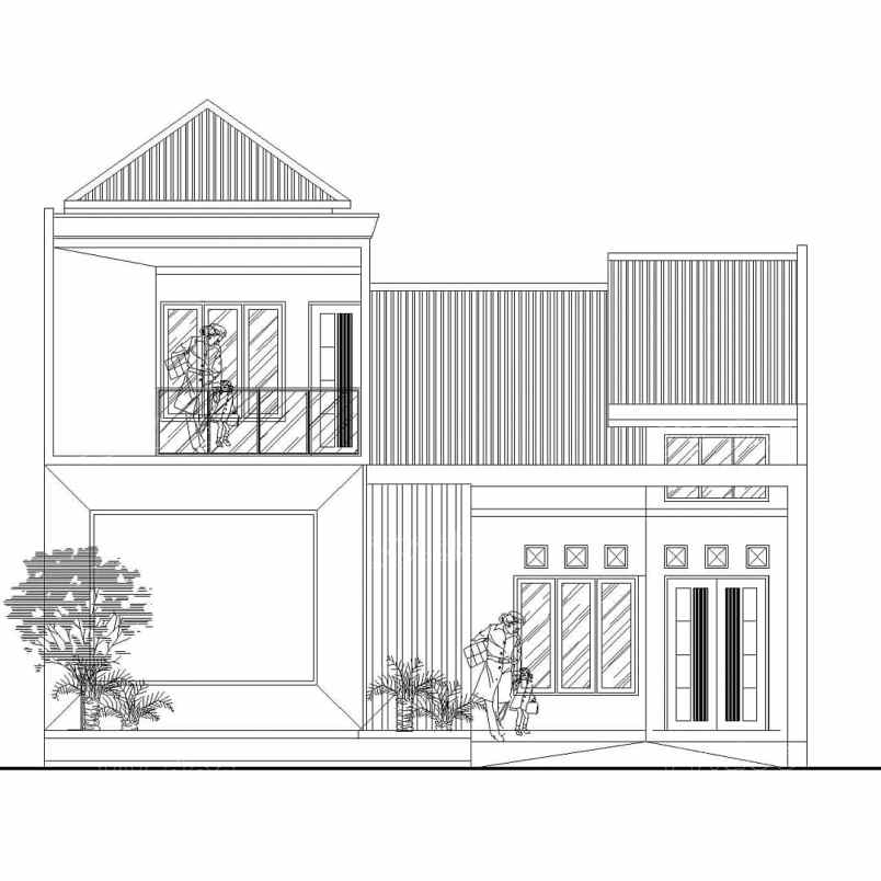 rumah 2 lantai dalam perumahan sepinggan balikpapan