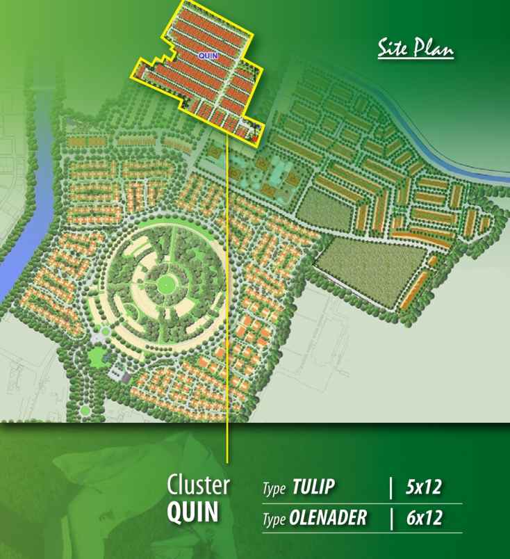 rumah di casa cardin cluster baru quiin