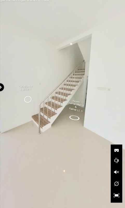 rumah modern 2 lantai berkoh strategis dekat margono