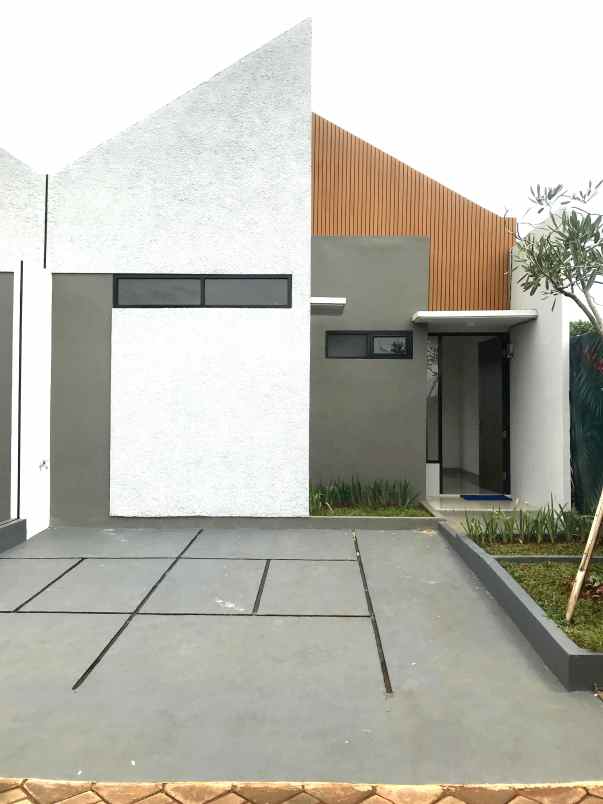 rumah scandinavian modern sasak panjang bogor