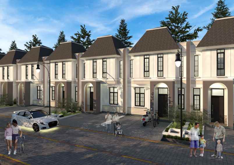 sudirman townhouse hunian eropa bayar 5 juta akad