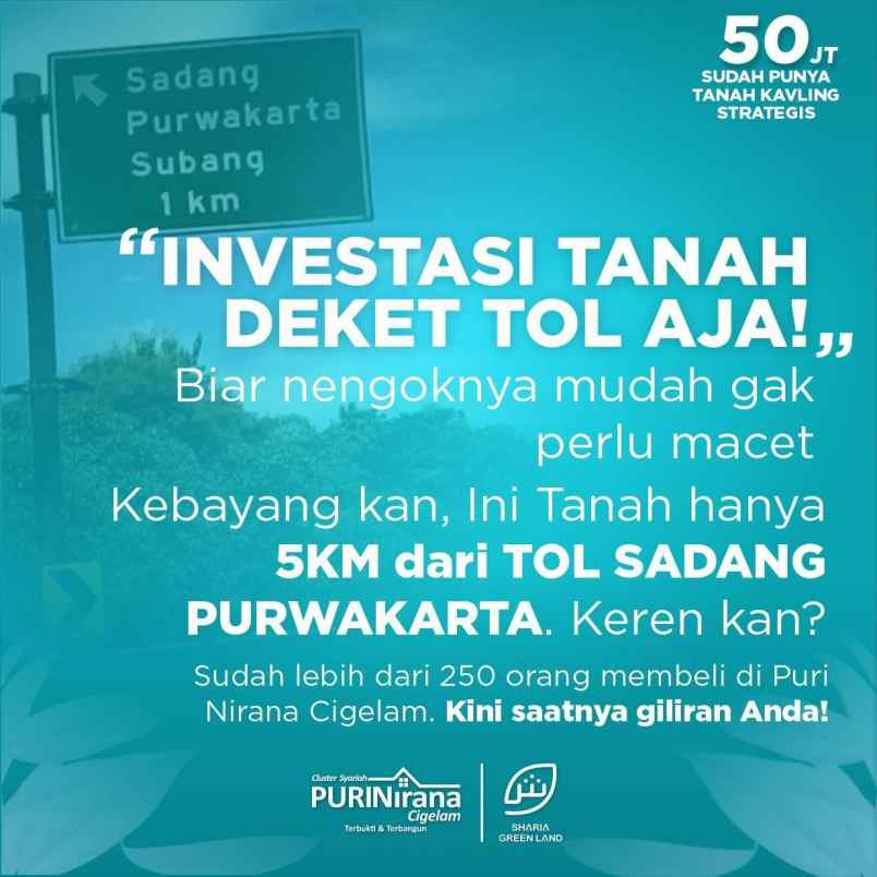 tanah jalan alternatif kota