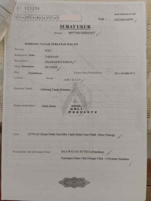 tanah jl banjar surabrata