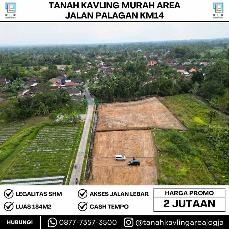 tanah kavling murah dekat jalan palagan km14