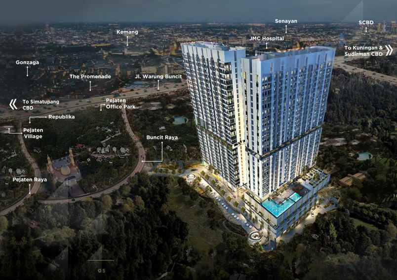 apartemen jl condet pejaten jakarta
