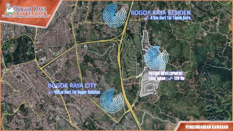cari rumah dekat akses tol di bogor