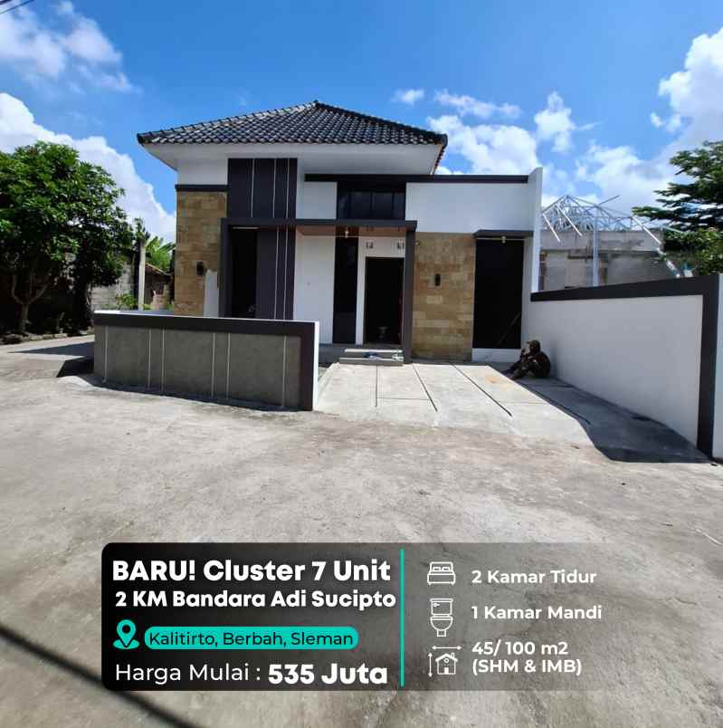 cluster 7 unit dekat bandara adisucipto jogja